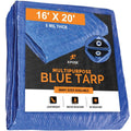 Blue Poly Tarps 16 x 20, Case of 8 O133
