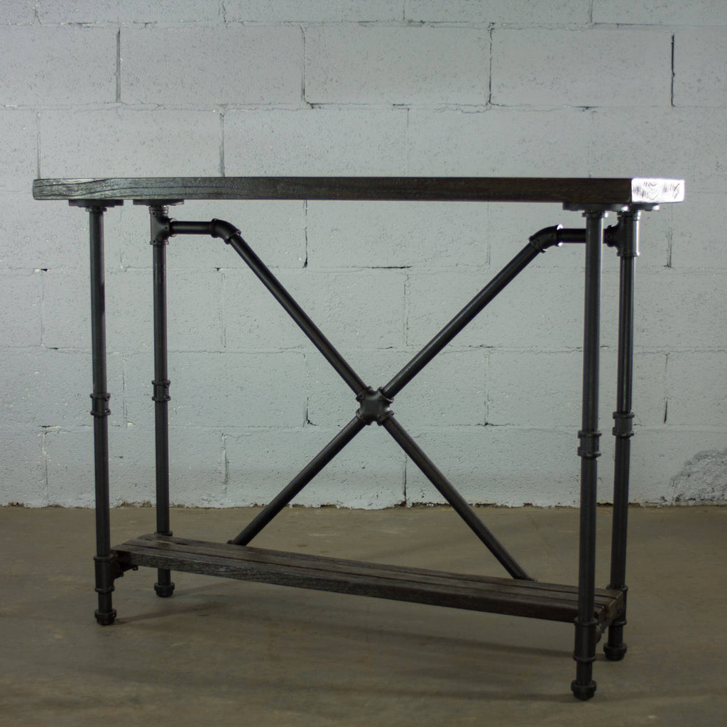 Bronze Industrial Console Table G849