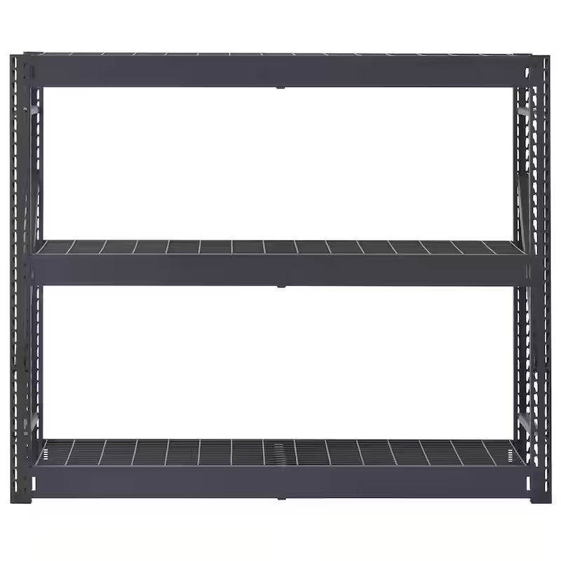3-Tier Steel Freestanding Garage Storage Shelving Unit in Black D2944