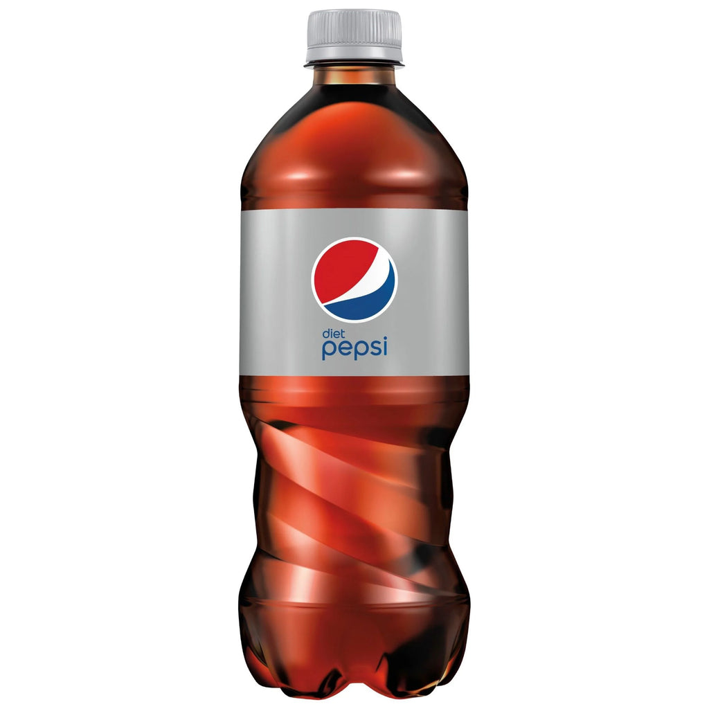 12 Pc Diet Pepsi Soda 20oz Bottles V4358