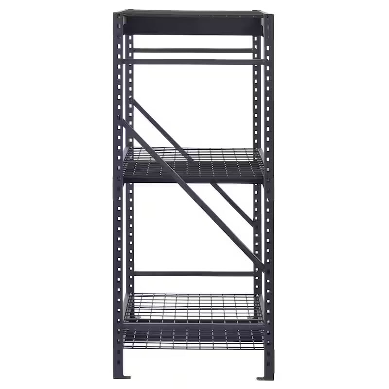 3-Tier Steel Freestanding Garage Storage Shelving Unit in Black D2944