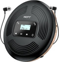 Portable CD Player with Bluetooth FM Transmitter AUX Output Rechargeable 1800mah Touch Button Anti-Skip Shockproof Protection Pack of 2 J499072