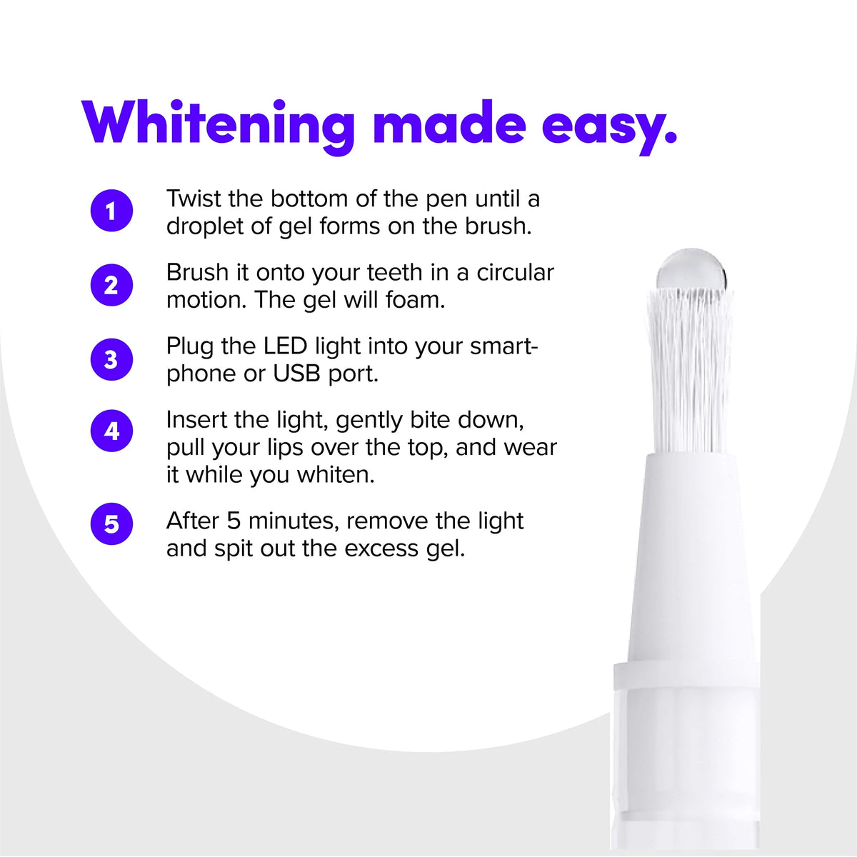 Teeth Whitening Kit, 8 Pack Gel Pens V8607