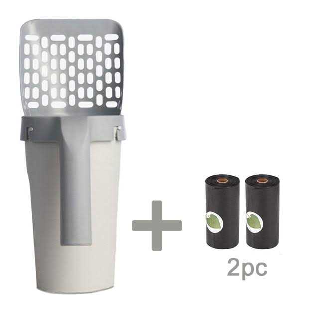 Cat Litter Scoop with Trash Container F426189